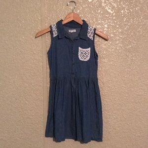 Wallflower | Jean & Lace Dress